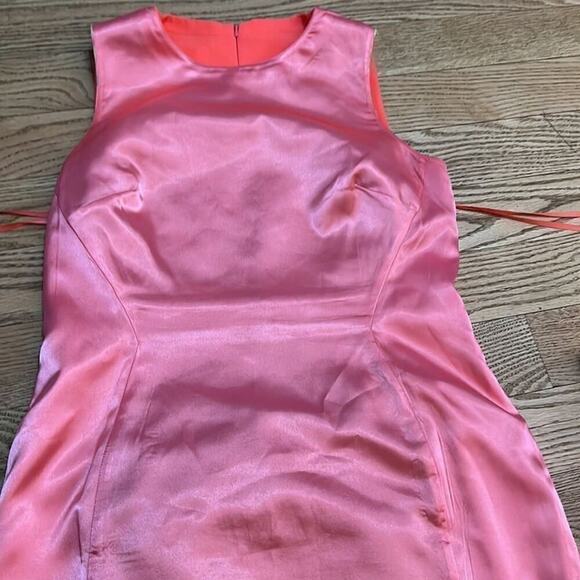 TED BAKER LONDON ABENONY NEON SHEATH DRESS SIZE 4 - Picture 10 of 11